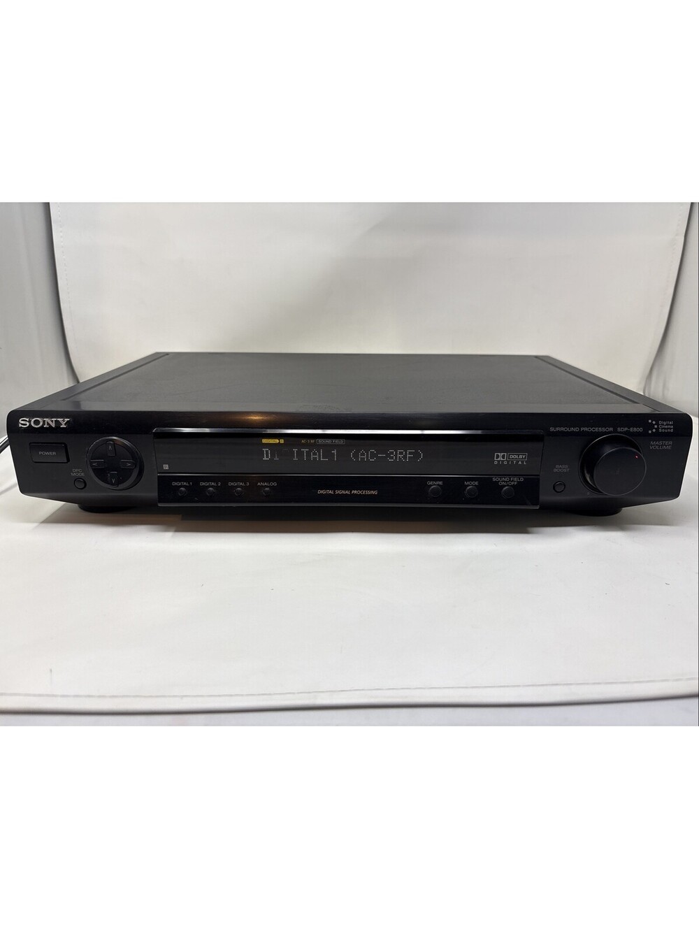 Tested & Working - Sony SDP-E800 Dolby Digital Surround Processor Powers On
